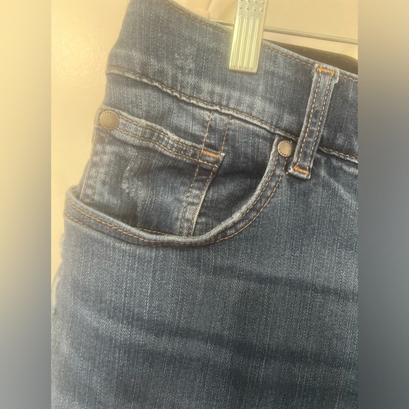 TORRID Size 22R Bombshell Skinny Jeans - Distressed / Raw Hems - SUPER Stretchy - Picture 3 of 8